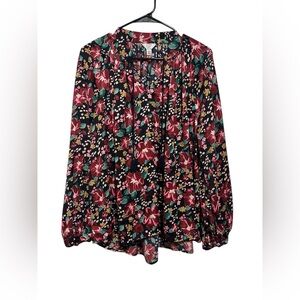 crown & ivy Floral Blouse - Size Petite Large